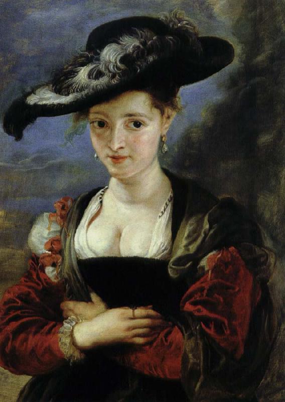 Peter Paul Rubens halmhatten oil painting image